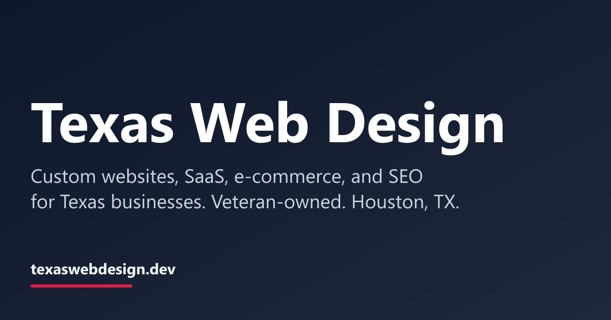 Texas Web Design Texas Web Design | Custom Websites for Texas Businesses